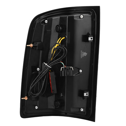 07-13 GMC Sierra LUXX-Series LED Tail Lights Black-Red - view 5