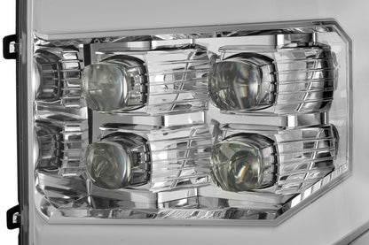 07-13 GMC Sierra NOVA-Series LED Projector Headlights Chrome - view 6