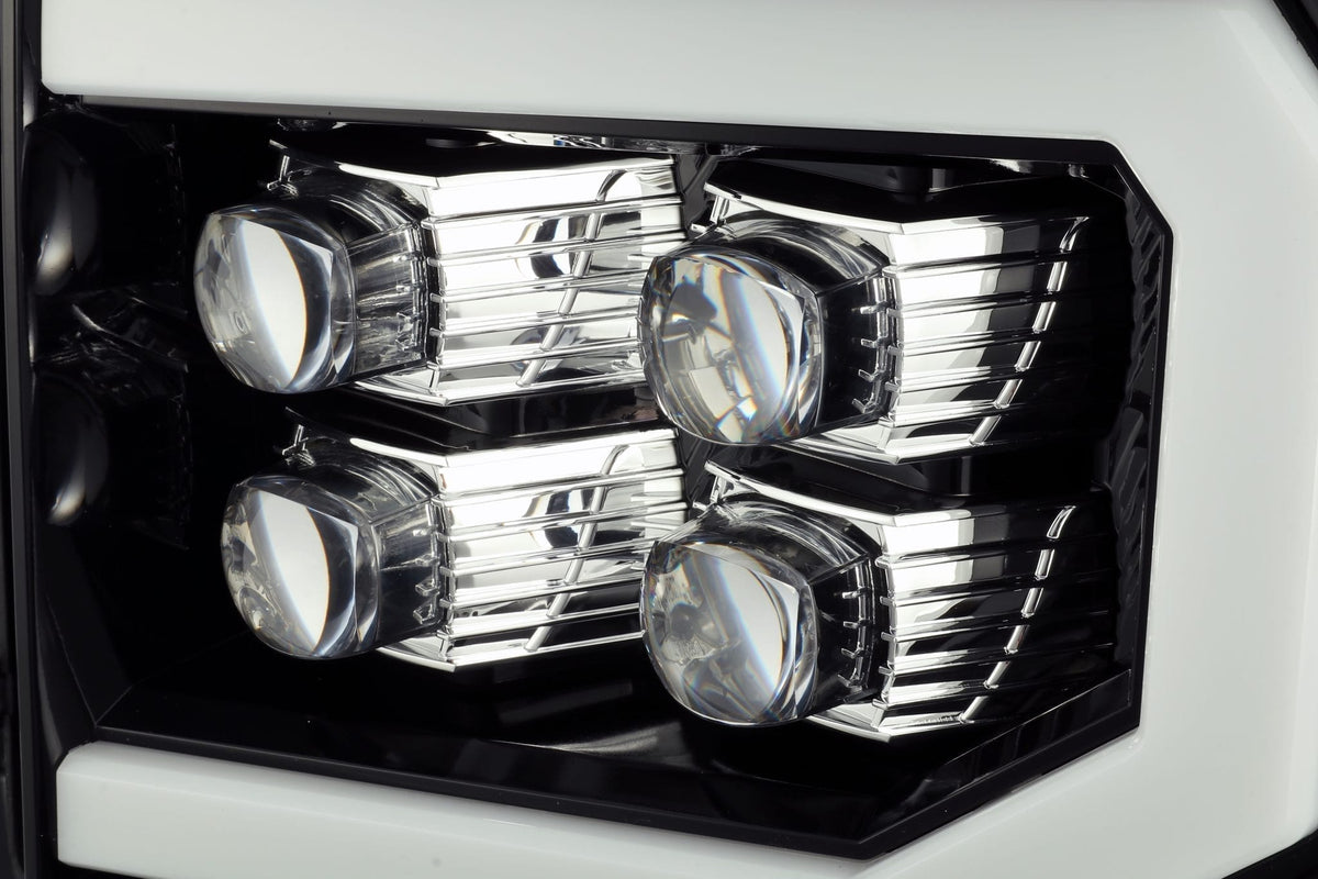 07-13 GMC Sierra NOVA-Series LED Projector Headlights Jet Black - view 6