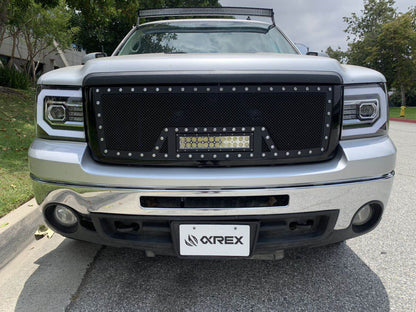 07-13 GMC Sierra PRO-Series Halogen Projector Headlights Black - view 7