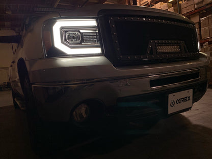 07-13 GMC Sierra PRO-Series Halogen Projector Headlights Chrome - view 7