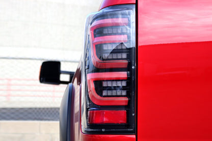 07-13 Toyota Tundra LUXX-Series LED Tail Lights Black-Red - view 9
