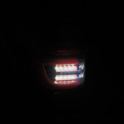 07-13 Toyota Tundra LUXX-Series LED Tail Lights Black-Red - view 5