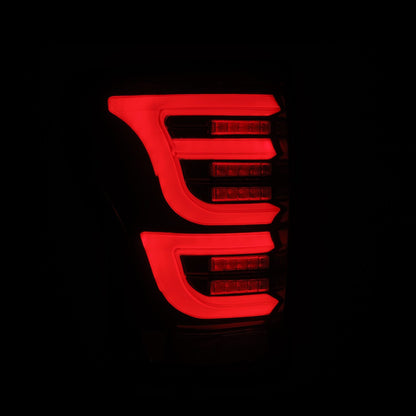 07-13 Toyota Tundra LUXX-Series LED Tail Lights Black-Red - view 3