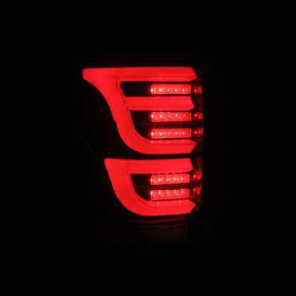 07-13 Toyota Tundra LUXX-Series LED Tail Lights Black-Red - view 4