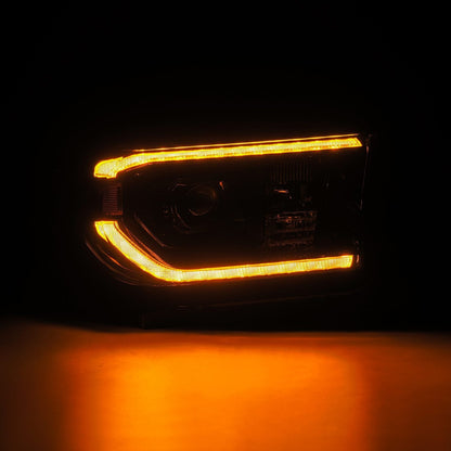 07-13 Toyota Tundra/08-17 Toyota Sequoia MK II LUXX-Series LED Projector Headlights Alpha-Black (With Level Adjuster) - view 3