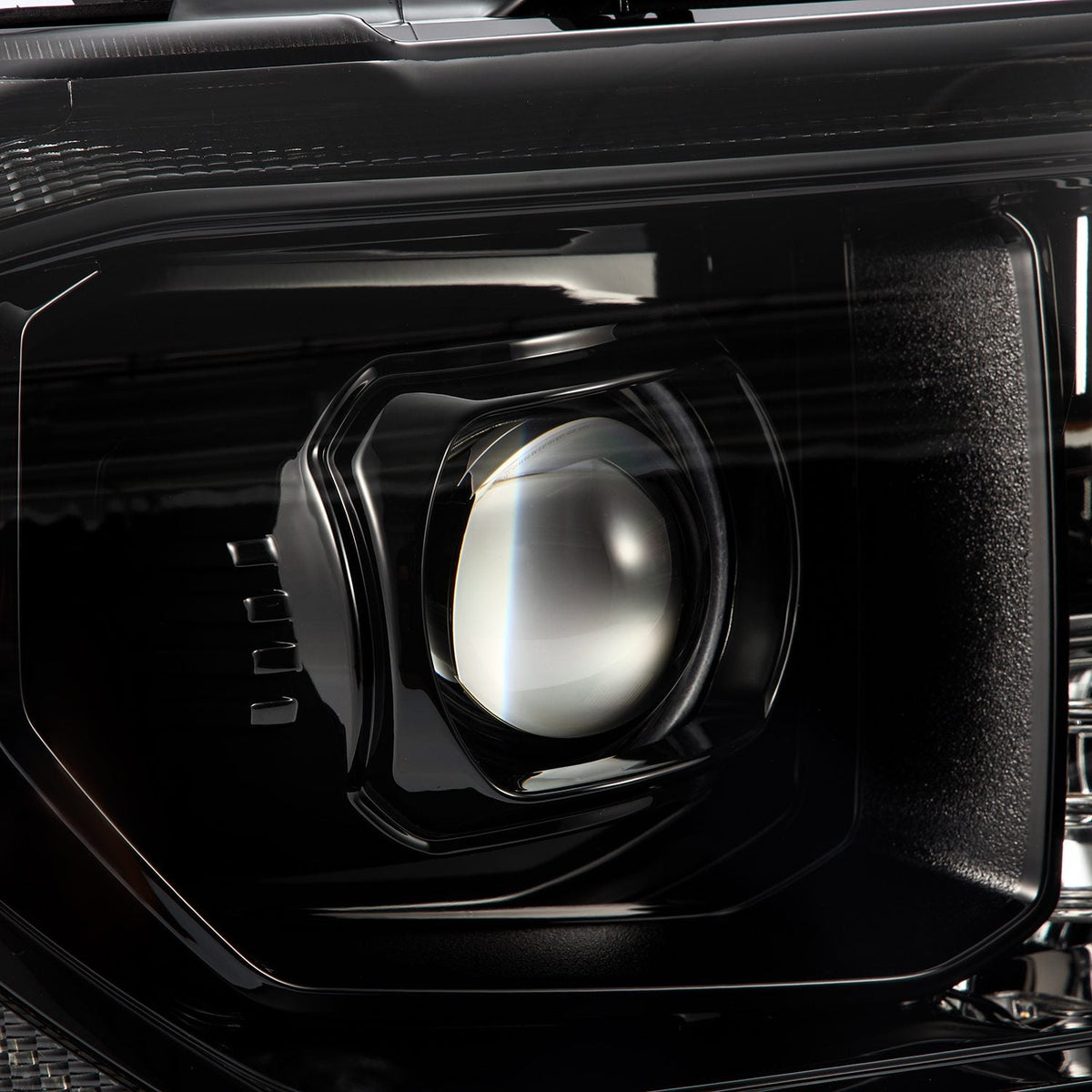 07-13 Toyota Tundra/08-17 Toyota Sequoia MK II LUXX-Series LED Projector Headlights Alpha-Black (With Level Adjuster) - view 11