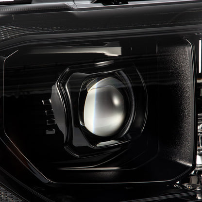 07-13 Toyota Tundra/08-17 Toyota Sequoia MK II LUXX-Series LED Projector Headlights Alpha-Black (With Level Adjuster) - view 11