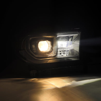 07-13 Toyota Tundra/08-17 Toyota Sequoia MK II LUXX-Series LED Projector Headlights Black (With Level Adjuster) - view 5
