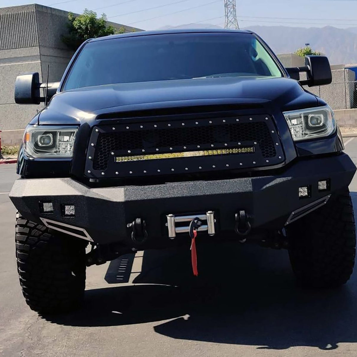 07-13 Toyota Tundra/08-17 Toyota Sequoia MK II LUXX-Series LED Projector Headlights Chrome (With Level Adjuster) - view 14