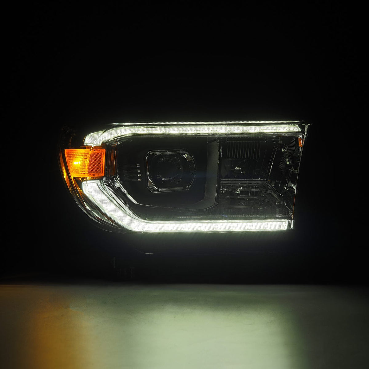 07-13 Toyota Tundra/08-17 Toyota Sequoia MK II LUXX-Series LED Projector Headlights Chrome (With Level Adjuster) - view 2