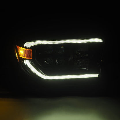 07-13 Toyota Tundra/08-17 Toyota Sequoia MK II NOVA-Series LED Projector Headlights Alpha-Black (With Level Ad - view 3