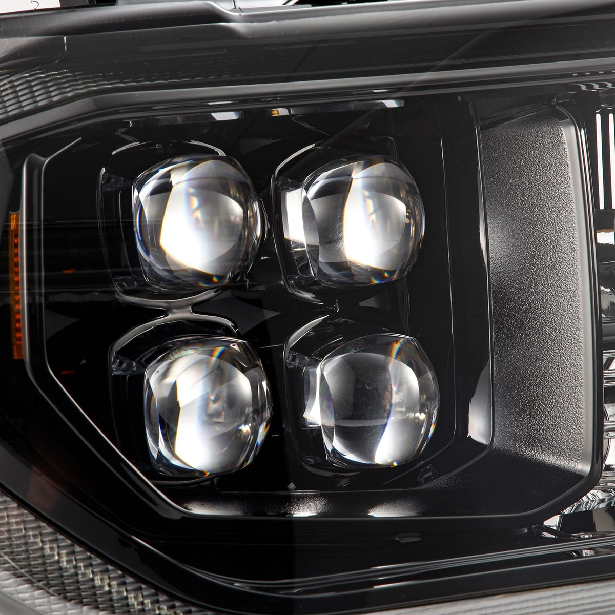 07-13 Toyota Tundra/08-17 Toyota Sequoia MK II NOVA-Series LED Projector Headlights Alpha-Black (With Level Ad - view 11