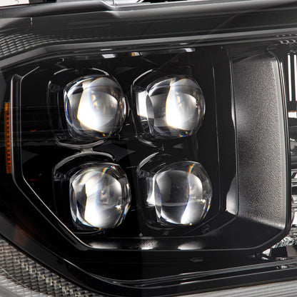 07-13 Toyota Tundra/08-17 Toyota Sequoia MK II NOVA-Series LED Projector Headlights Alpha-Black (With Level Ad - view 11