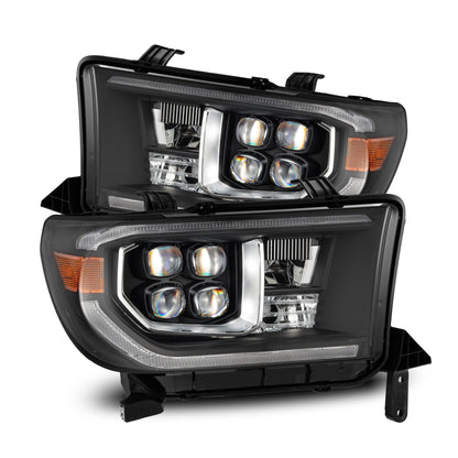 07-13 Toyota Tundra/08-17 Toyota Sequoia MK II NOVA-Series LED Projector Headlights Black (With Level Adjuster - view 1
