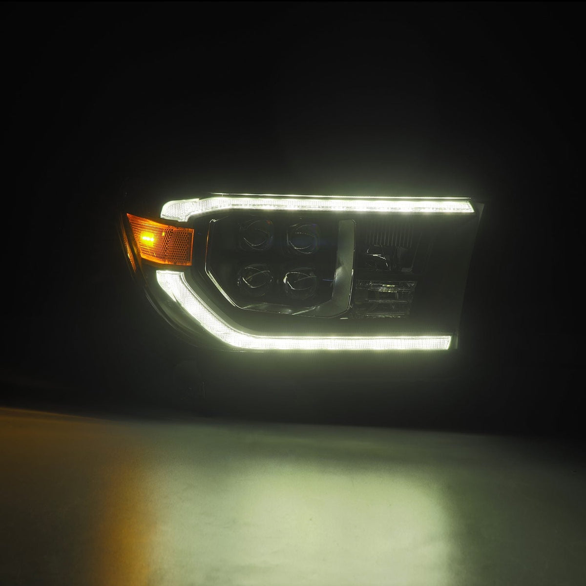 07-13 Toyota Tundra/08-17 Toyota Sequoia MK II NOVA-Series LED Projector Headlights Black (With Level Adjuster - view 4