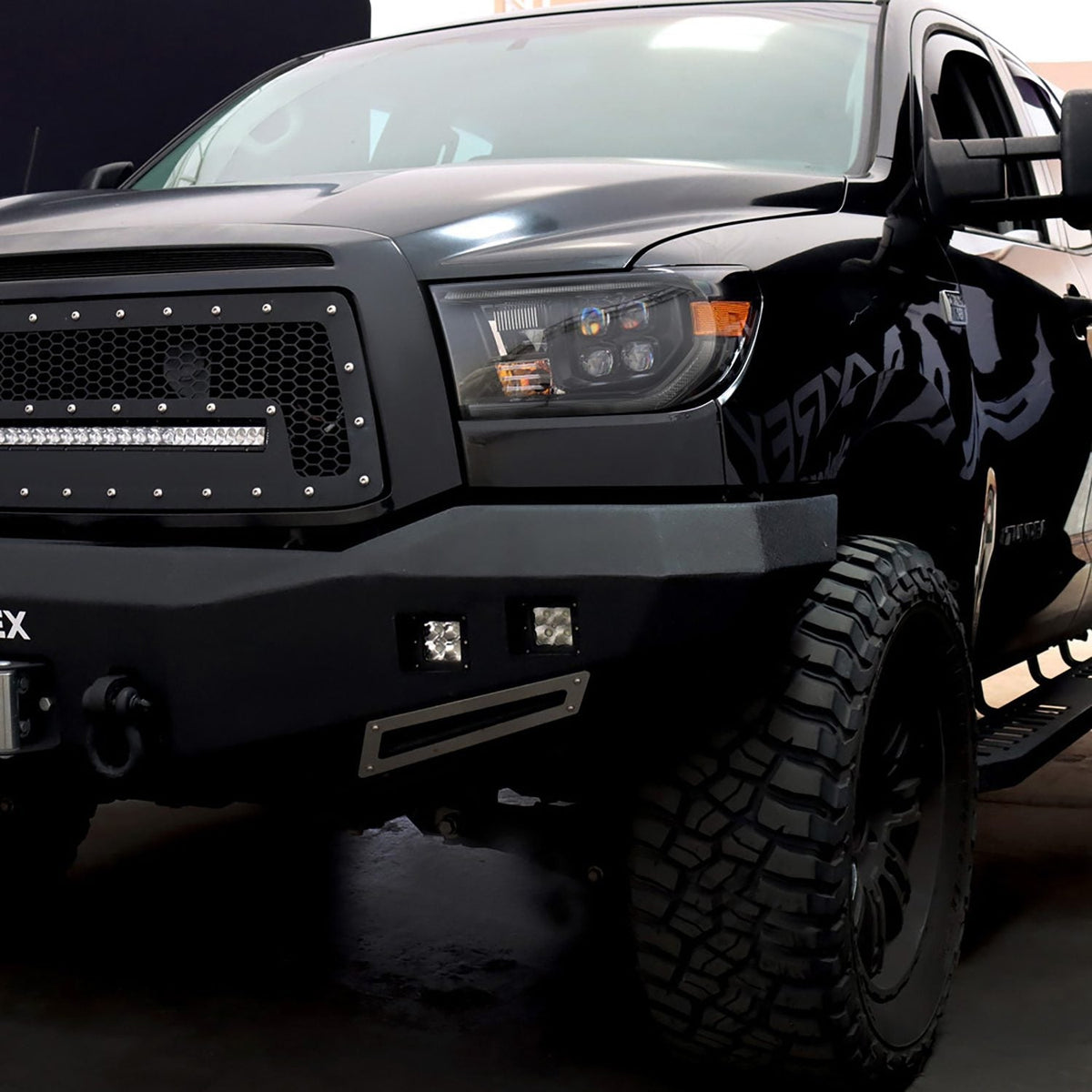 07-13 Toyota Tundra/08-17 Toyota Sequoia MK II NOVA-Series LED Projector Headlights Black (With Level Adjuster - view 16