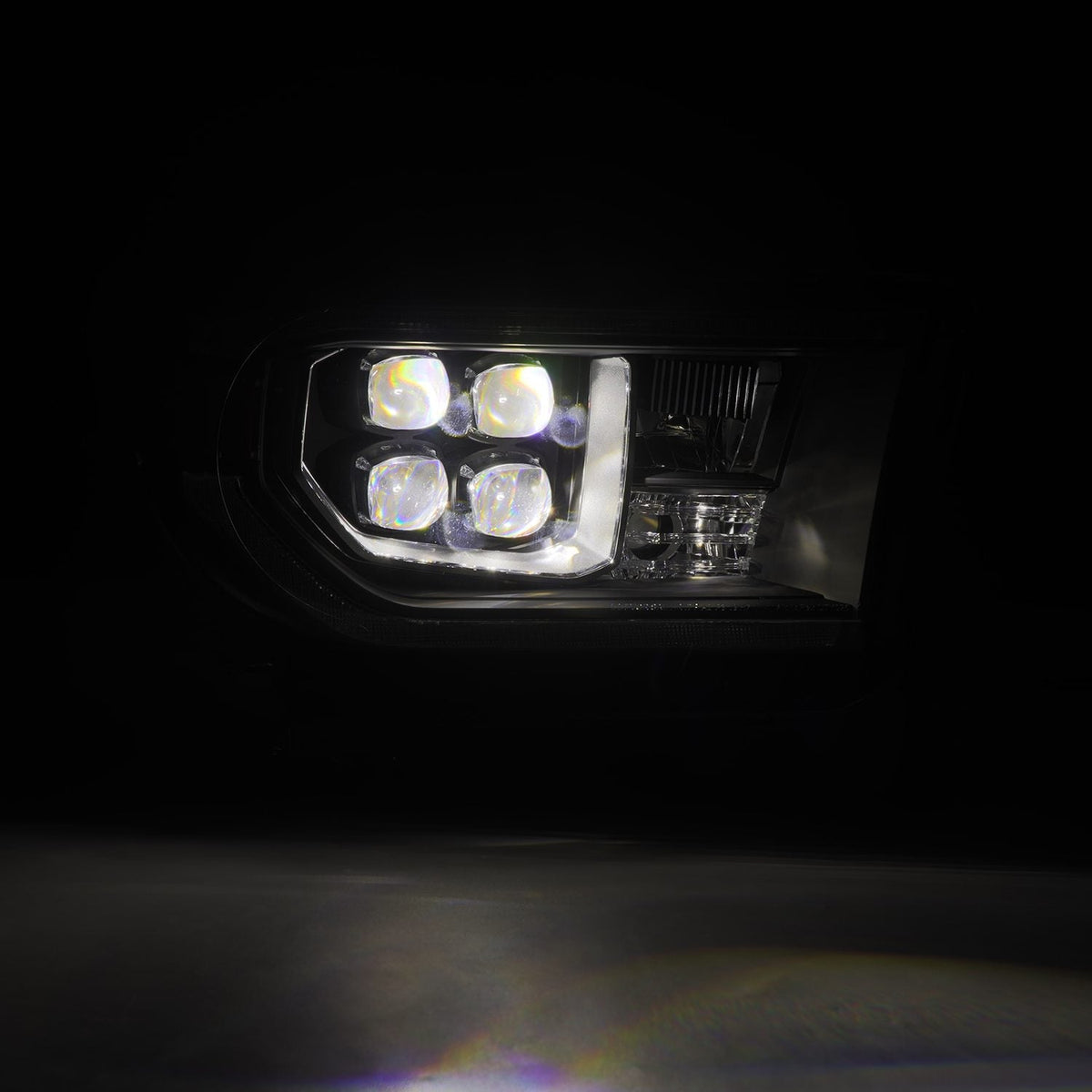 07-13 Toyota Tundra/08-17 Toyota Sequoia MK II NOVA-Series LED Projector Headlights Black (With Level Adjuster - view 3