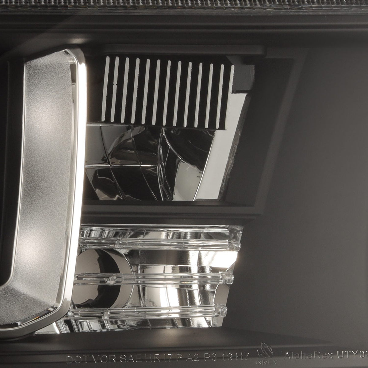 07-13 Toyota Tundra/08-17 Toyota Sequoia MK II NOVA-Series LED Projector Headlights Black (With Level Adjuster - view 7