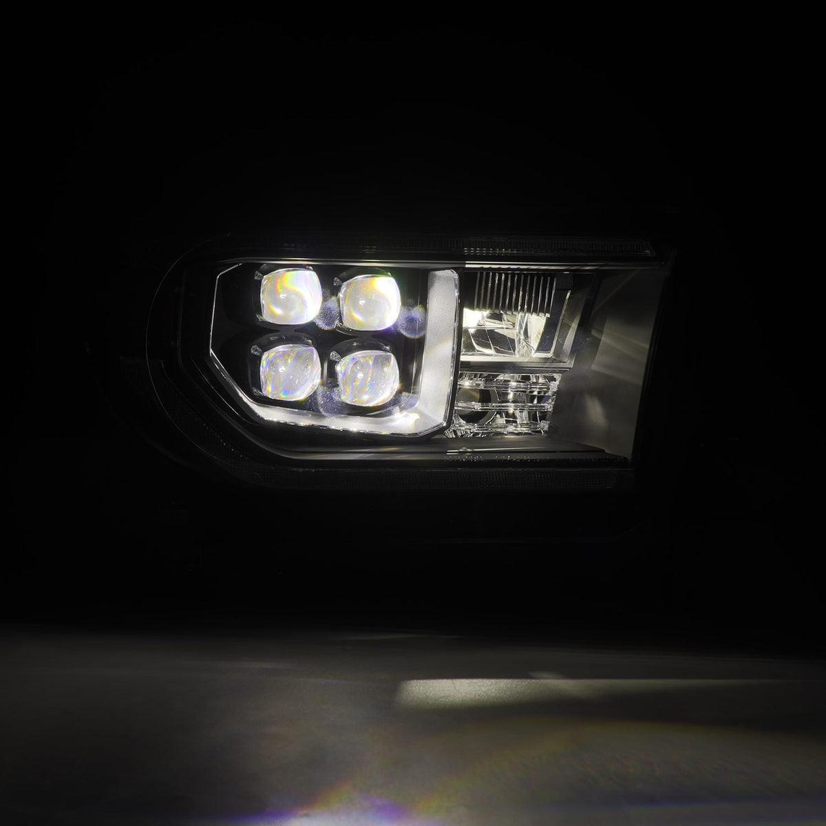 07-13 Toyota Tundra/08-17 Toyota Sequoia MK II NOVA-Series LED Projector Headlights Black (With Level Adjuster - view 2