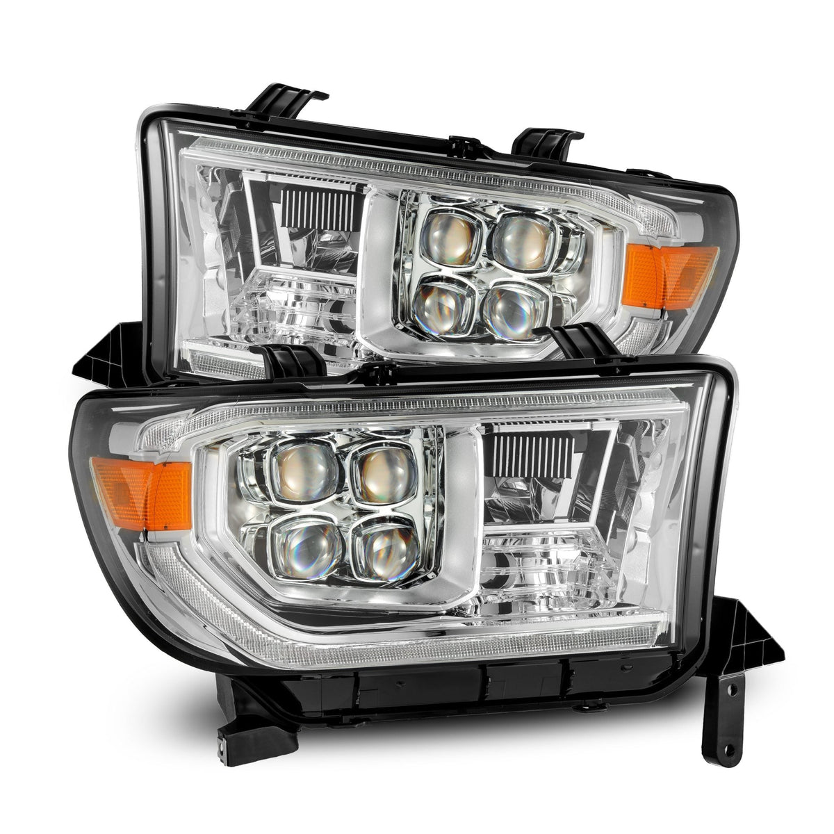 07-13 Toyota Tundra/08-17 Toyota Sequoia MK II NOVA-Series LED Projector Headlights Chrome (With Level Adjuste - view 1