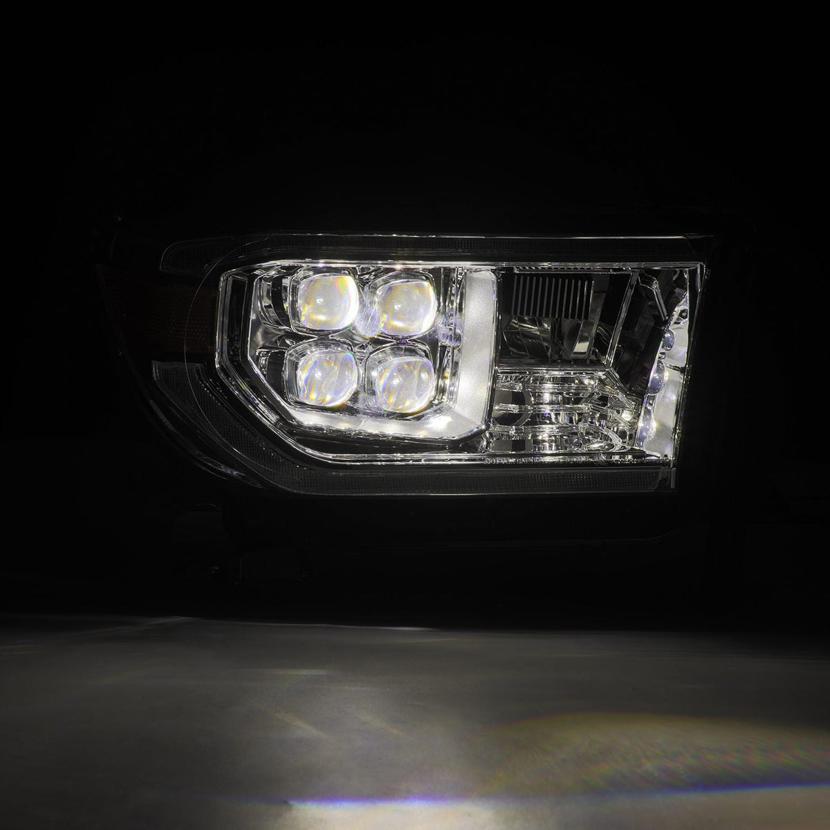 07-13 Toyota Tundra/08-17 Toyota Sequoia MK II NOVA-Series LED Projector Headlights Chrome (With Level Adjuste - view 2