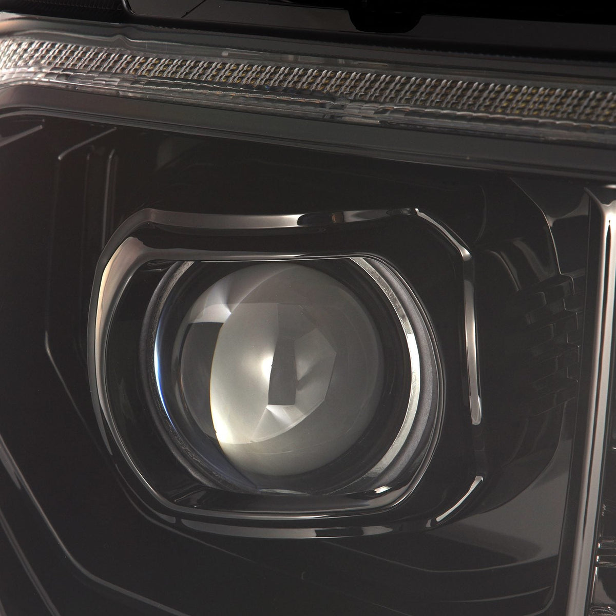 07-13 Toyota Tundra/08-17 Toyota Sequoia MK II PRO-Series Halogen Projector Headlights Alpha-Black (Without Level Adjuster) - view 12