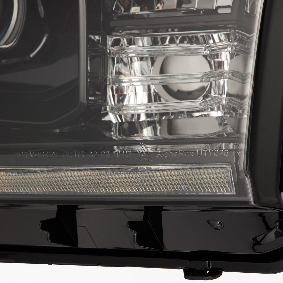 07-13 Toyota Tundra/08-17 Toyota Sequoia MK II PRO-Series Halogen Projector Headlights Black (Without Level Adjuster) - view 13