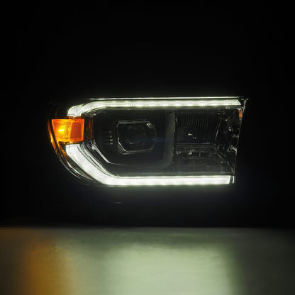 07-13 Toyota Tundra/08-17 Toyota Sequoia MK II PRO-Series Halogen Projector Headlights Chrome (Without Level Adjuster) - view 2