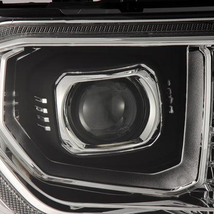 07-13 Toyota Tundra/08-17 Toyota Sequoia MK II PRO-Series Halogen Projector Headlights Chrome (Without Level Adjuster) - view 14