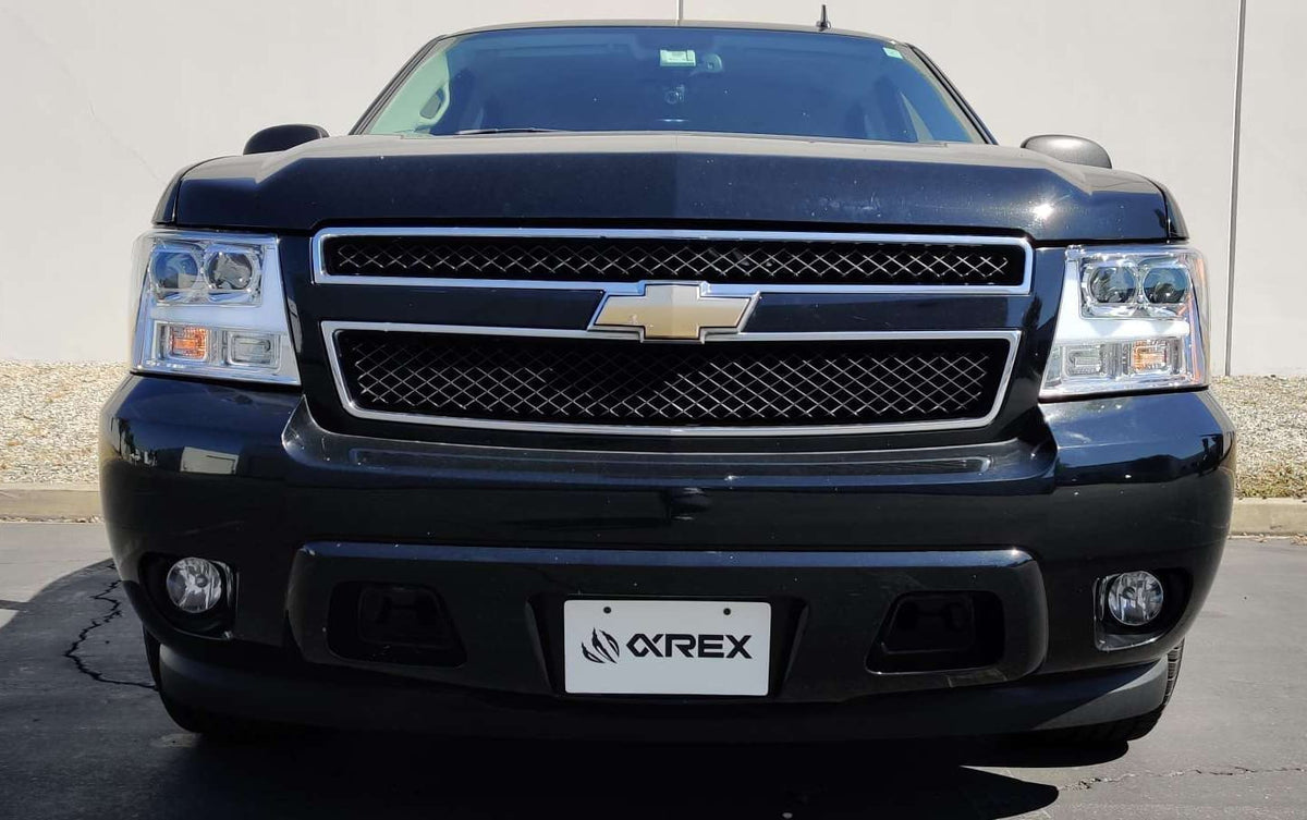 07-14 Chevrolet Tahoe/Suburban/07-13 Avalanche LUXX-Series LED Projector Headlights Chrome - view 3
