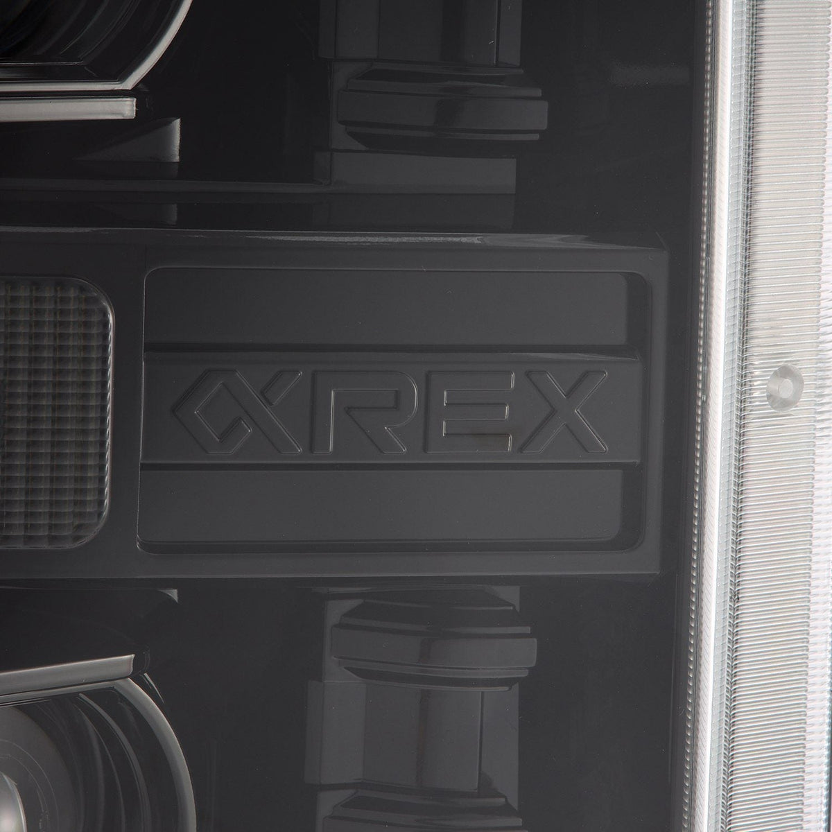 08-10 Ford Super Duty/Excursion LUXX-Series LED Projector Headlights Alpha-Black - view 5