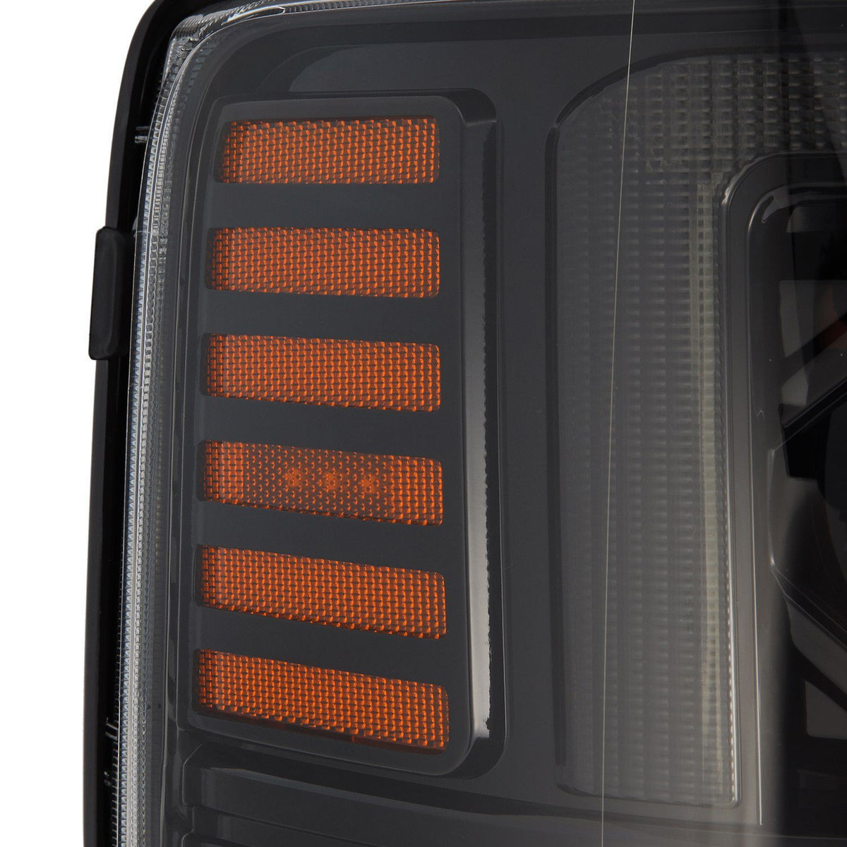08-10 Ford Super Duty/Excursion LUXX-Series LED Projector Headlights Alpha-Black - view 6