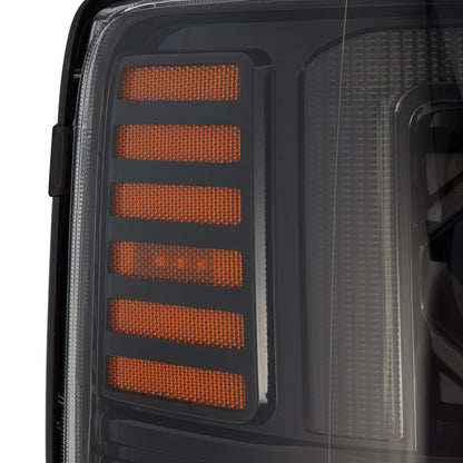 08-10 Ford Super Duty/Excursion LUXX-Series LED Projector Headlights Alpha-Black - view 6