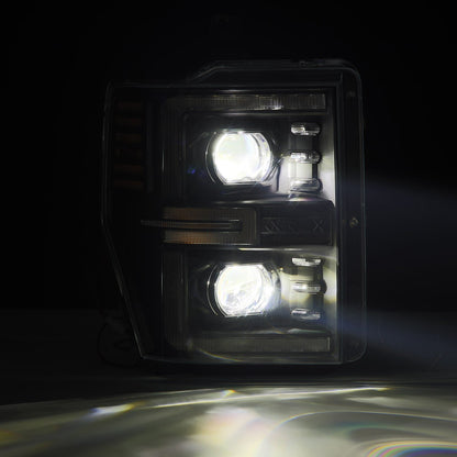 08-10 Ford Super Duty/Excursion LUXX-Series LED Projector Headlights Black - view 7
