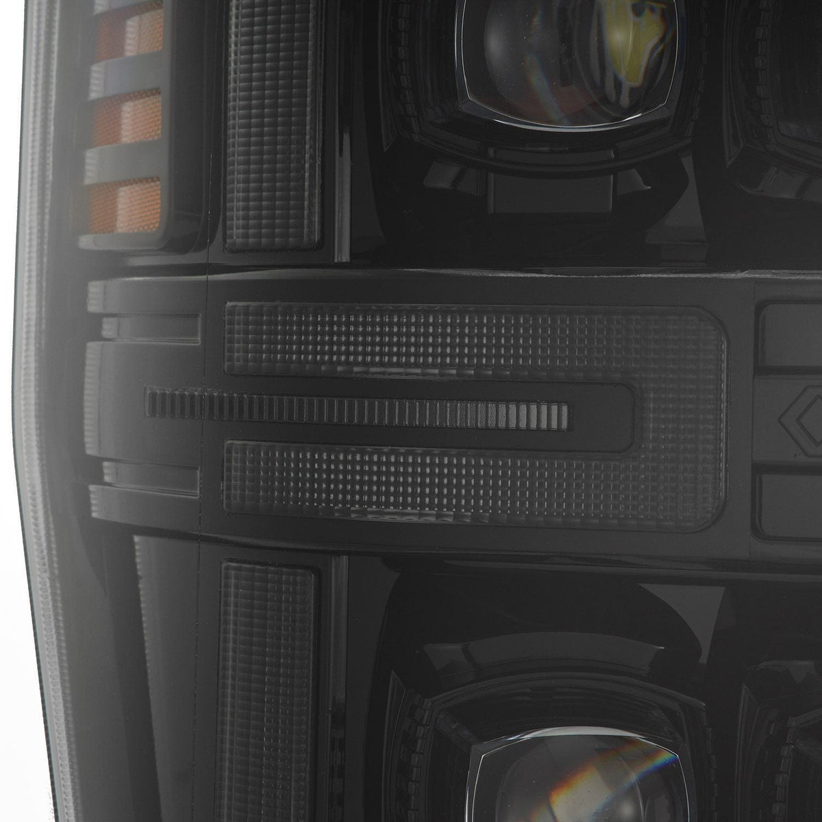 08-10 Ford Super Duty/Excursion NOVA-Series LED Projector Headlights Alpha-Black - view 3