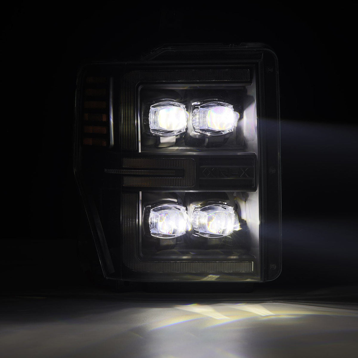 08-10 Ford Super Duty/Excursion NOVA-Series LED Projector Headlights Black - view 6
