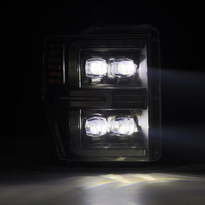 08-10 Ford Super Duty/Excursion NOVA-Series LED Projector Headlights Black - view 6