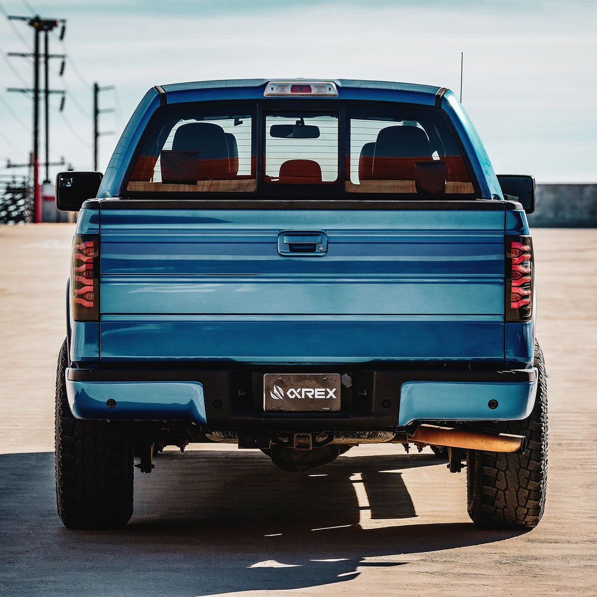 09-14 Ford F150 LUXX-Series LED Tail Lights Alpha-Black - view 5