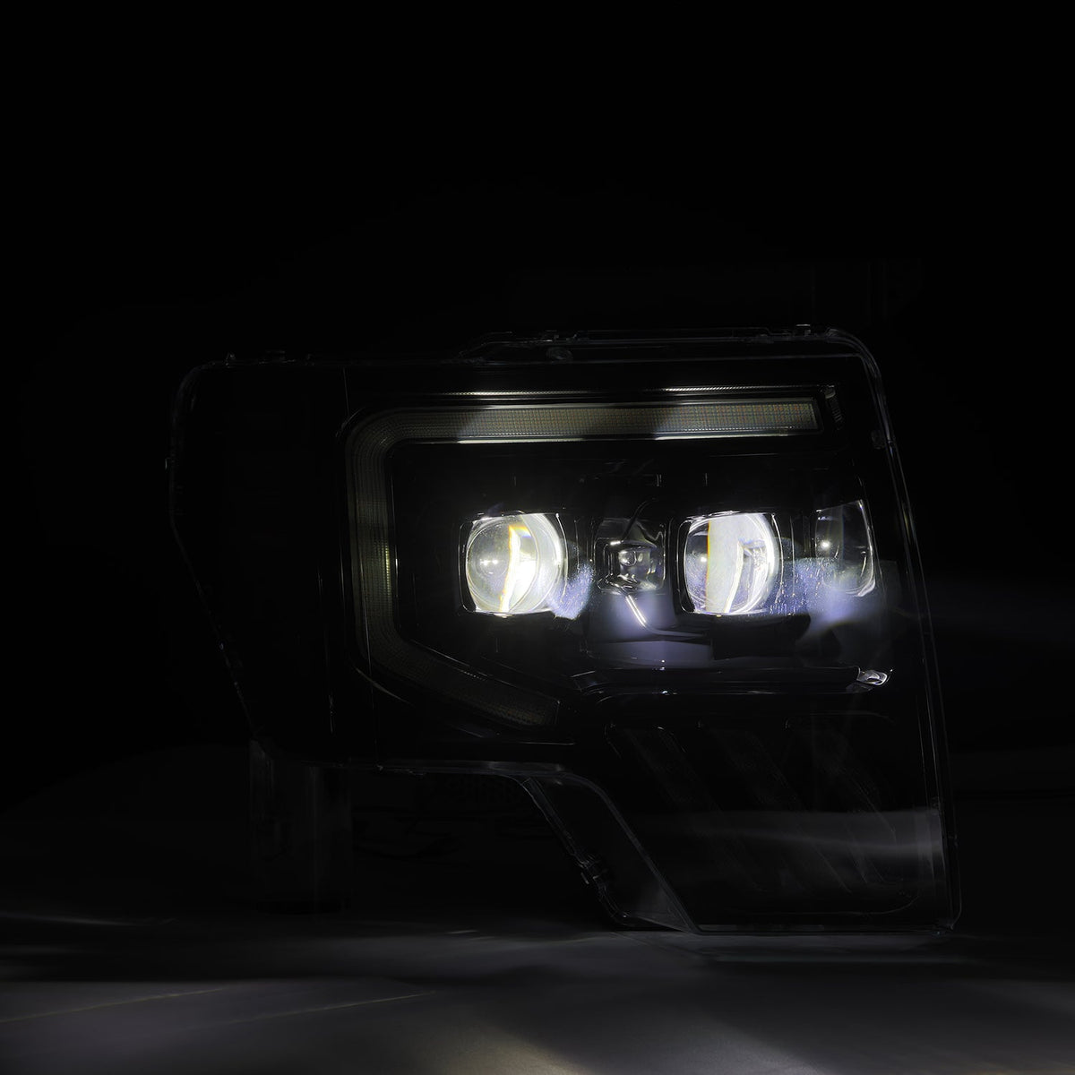 09-14 Ford F150 MKII LUXX-Series LED Projector Headlights Alpha-Black - view 5
