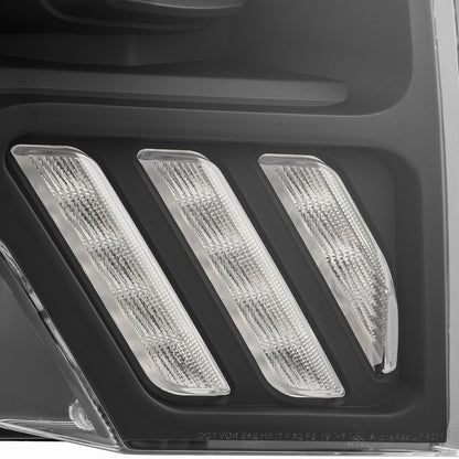 09-14 Ford F150 MKII LUXX-Series LED Projector Headlights Black - view 7