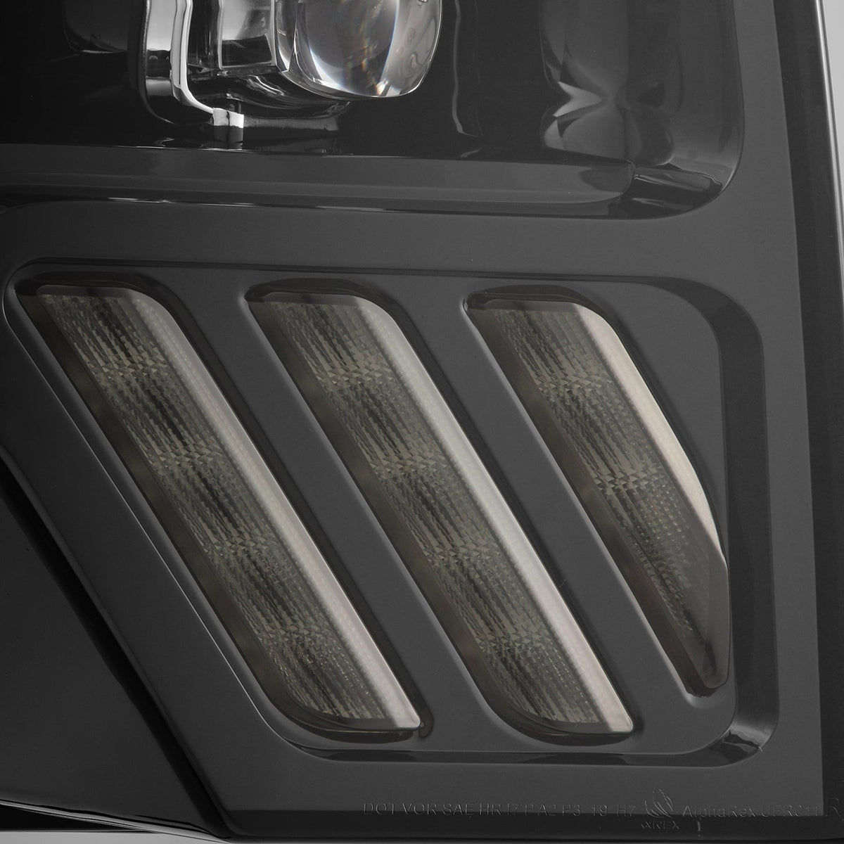 09-14 Ford F150 MKII NOVA-Series LED Projector Headlights Alpha-Black - view 12