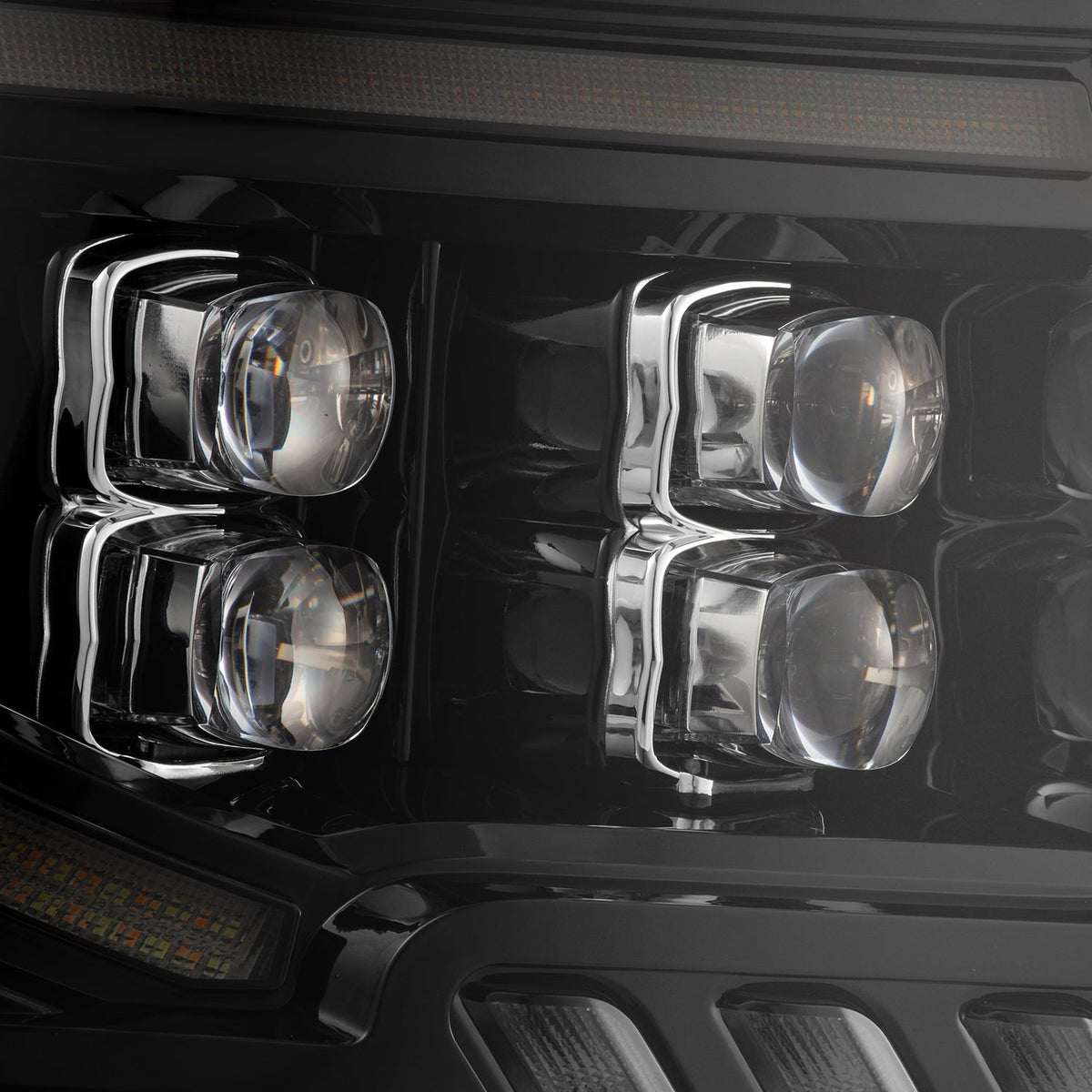 09-14 Ford F150 MKII NOVA-Series LED Projector Headlights Alpha-Black - view 9
