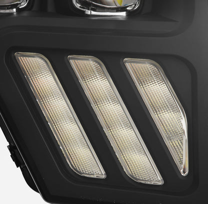 09-14 Ford F150 MKII NOVA-Series LED Projector Headlights Black - view 12
