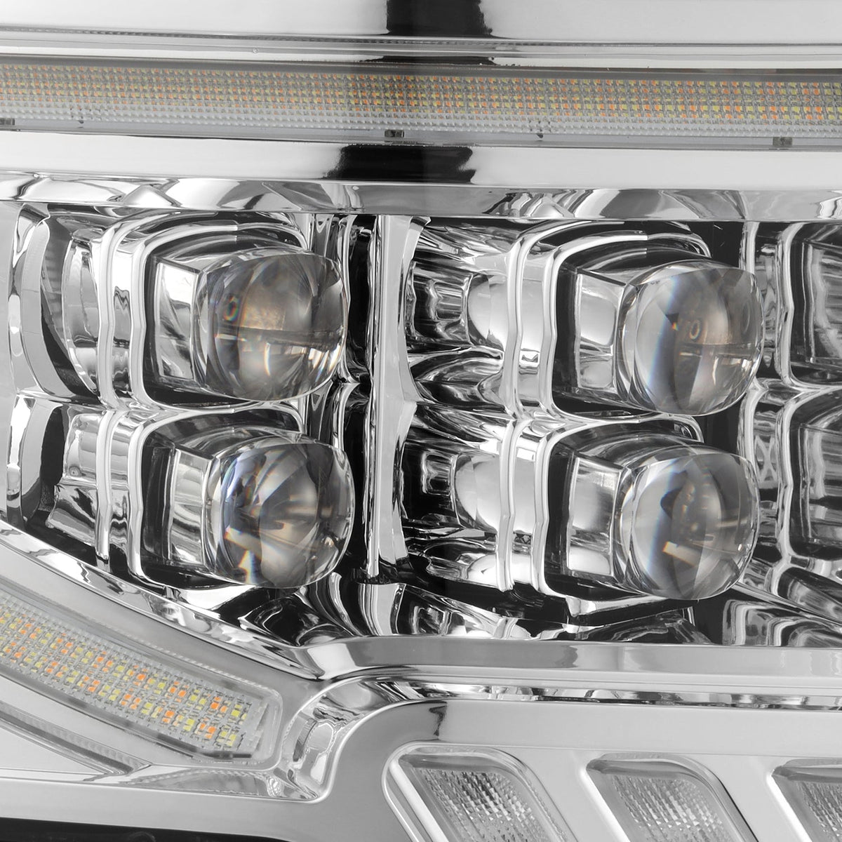 09-14 Ford F150 MKII NOVA-Series LED Projector Headlights Chrome - view 9