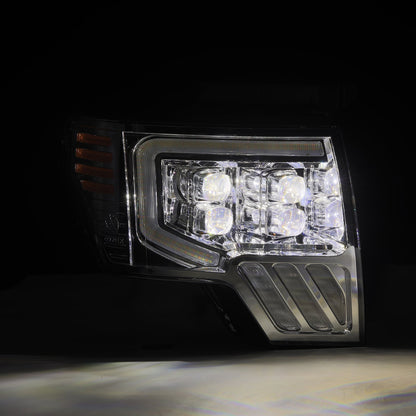 09-14 Ford F150 MKII NOVA-Series LED Projector Headlights Chrome - view 8