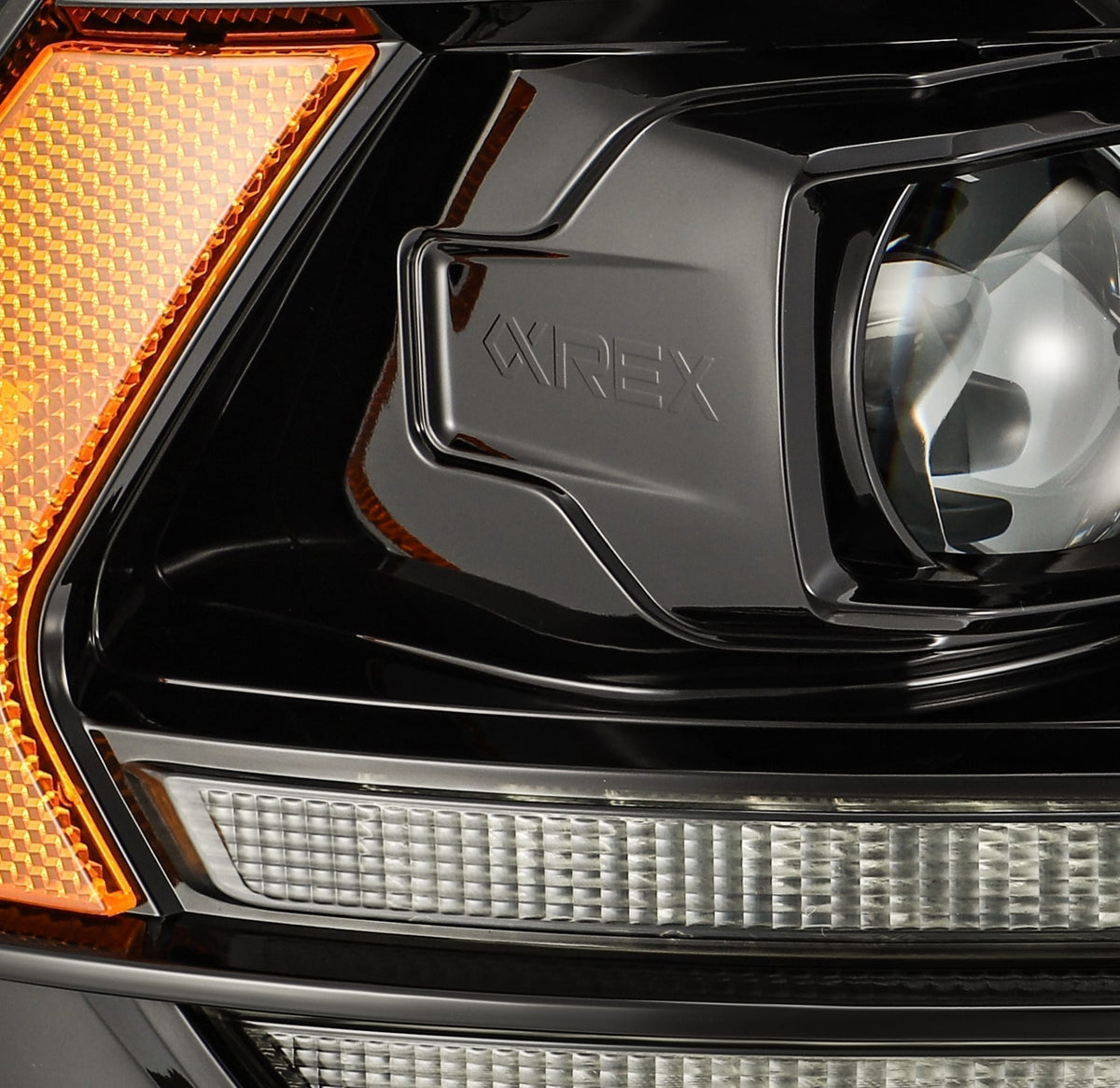 09-18 Ram Truck LUXX-Series (5th Gen 2500 Style) LED Projector Headlights Alpha-Black - view 3
