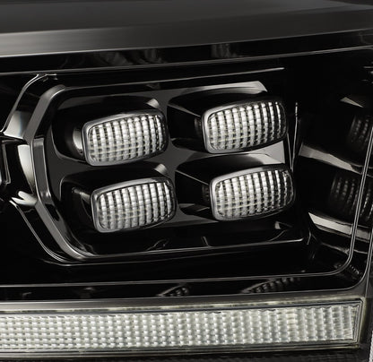 09-18 Ram Truck LUXX-Series (5th Gen 2500 Style) LED Projector Headlights Alpha-Black - view 4