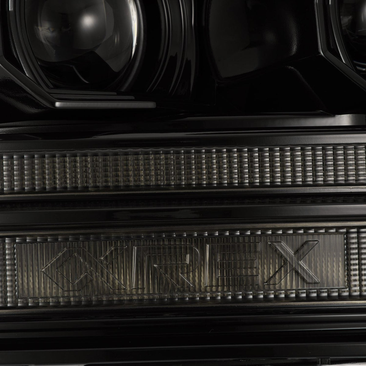 09-18 Ram Truck (MK II 5th Gen 2500 Style) LUXX-Series LED Projector Headlights Alpha-Black - view 3