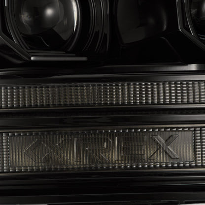09-18 Ram Truck (MK II 5th Gen 2500 Style) LUXX-Series LED Projector Headlights Alpha-Black - view 3